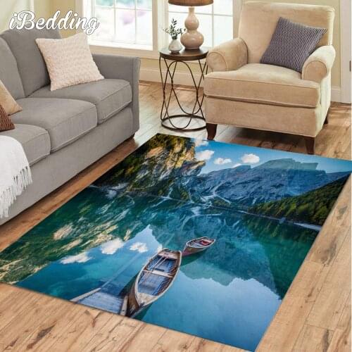 Scenic Carpet Living Room Rugs Beautiful Mountain Lake Lounge Rug Entrance Door Mat Floor Bedroom Hallway Decoration