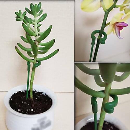 10Pcs Plant Clips Flower Supports Garden DIY Supplies Flowers Holder Bracket Durable High Quality