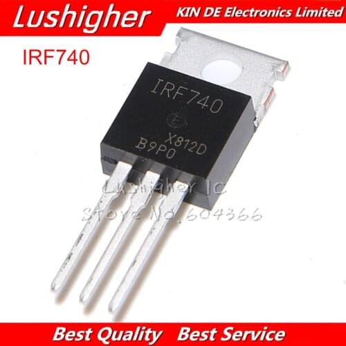 100PCS IRF740 TO-220 IRF740PBF To220 New Original Mosfet