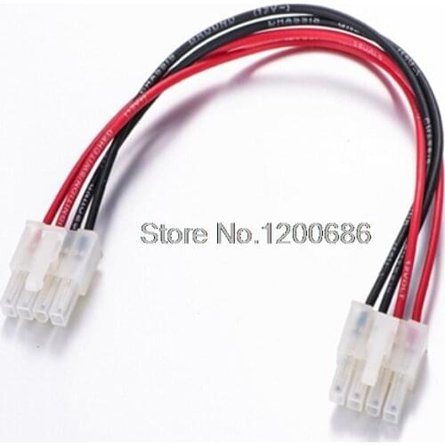 15CM 18AWG 4P female extension cable 6 pin connector 4.2mm Single Row Connector Female terminals male Socket Double Head Harness