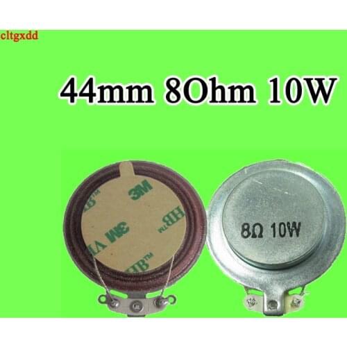 2pcs 44MM Resonant Horn 8Ohm 10W Portable Audio Vibration Mini Speaker For Home Theater DIY Modification Loudspeakers