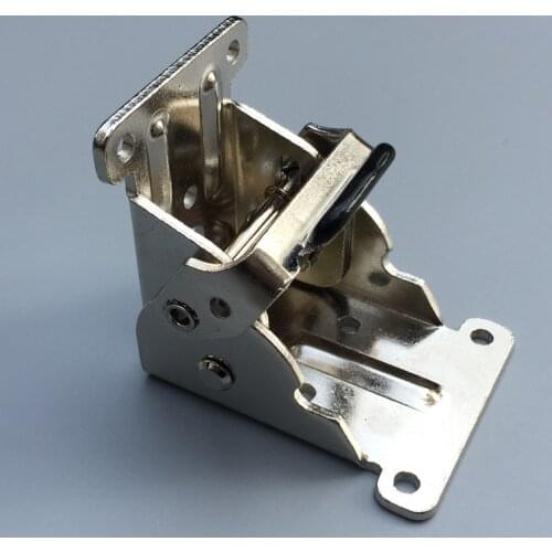 2PCS 90-180 Degree Self-Locking Folding Hinge Table Legs Silver Folding Coffee Table Furniture Hardware Cabinet Hinge