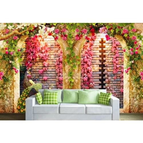 3D wallpaper roll size Roman column landscape wallpaers for living room home decor wallpaper TV backdrop