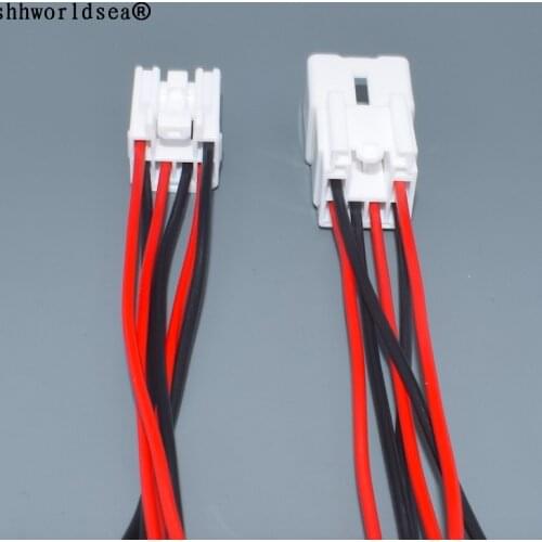 Shhworldsea 6 Pin 2.2mm MG651044 MG 651044 Automotive Wire Connector Female Male Socket