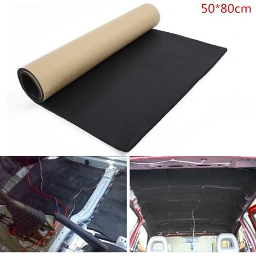 5mm Car Stereo Noise Heat Insulation Sound-proof Dampening Pad Mat 50*80cm Soundproof Ring Foam Pad Woofer