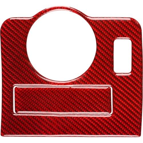 Car Interior Carbon Fiber Headlight Switch Frame Trim Cover Auto Stickers Decoration Ford Mustang 2009-2013 Styling Accessories