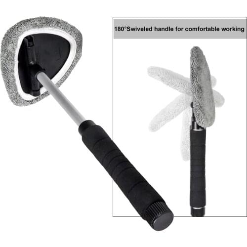 Black Car Wiper Cleaner Microfiber Clean Glass Window