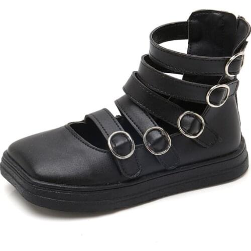 Children Sandals Shoes Girls Summer Princess Kids Flat Fashion Roman Beach Gladiator Toddler Baby Breathable