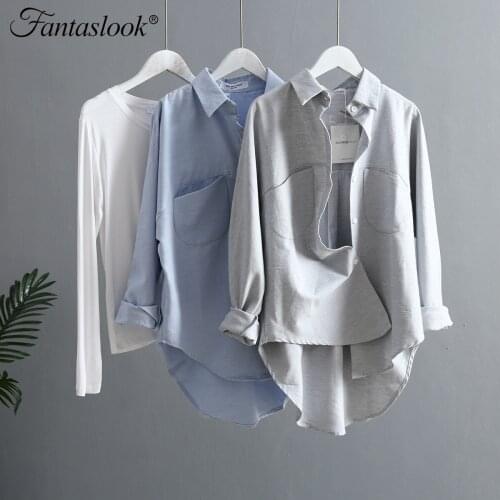 Fantaslook Womens Long Sleeve Shirts