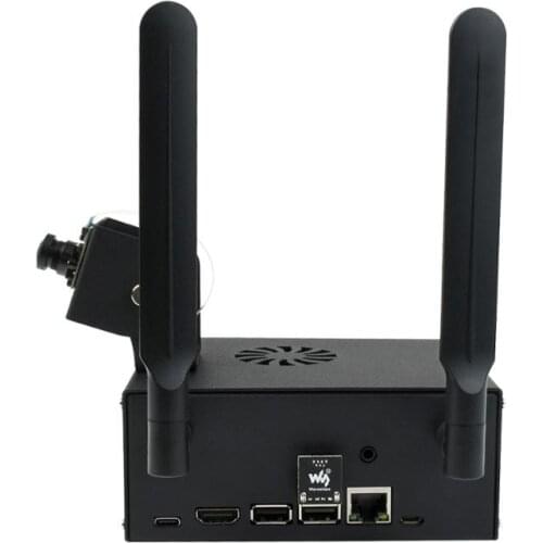 Waveshare Metal Case, Specialized for Jetson Nano 2GB Developer Kit, Mini PC Chassis Design, Solid Metal Body