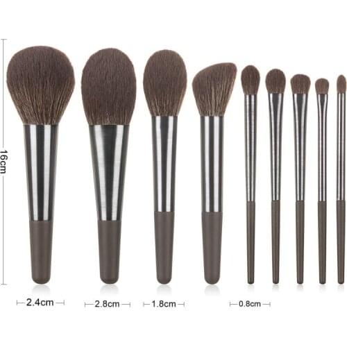 9/12pcs Makeup Brush Set EyeShadow Powder Highlight Blush Brush Facial Makeup Tools Soft Skin-friendly Basic Brush Maquiagem