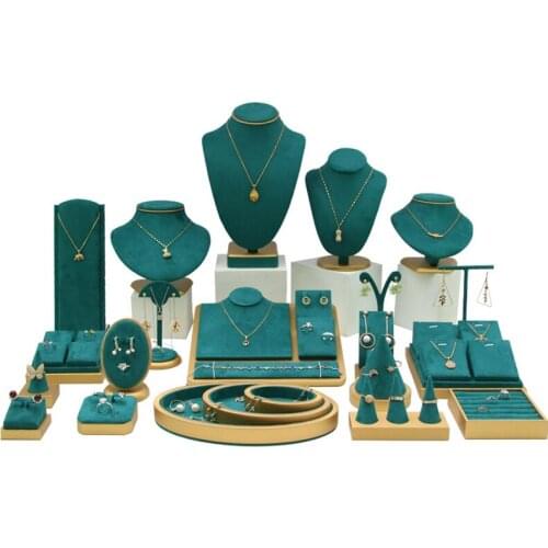 European Style Jewelry Organizer Storage Box Display Stand Rack for Necklace Earrings Showcase Decorate Jewelry Display Shelf