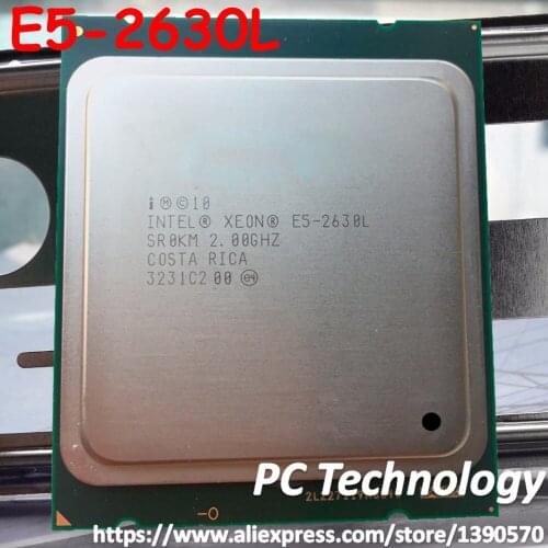 LGA2011 Original Intel Xeon Processor E5-2630L 2.0GHz 6-Core 15M Cache 1333MHz TPD 60W free shipping ship out within 1day