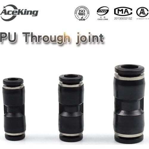 PNEUMATIC PU STRAIGHT JOINT PU4 PU6 PU8 PU10 PU12 variable diameter PG4-6-8-10-12