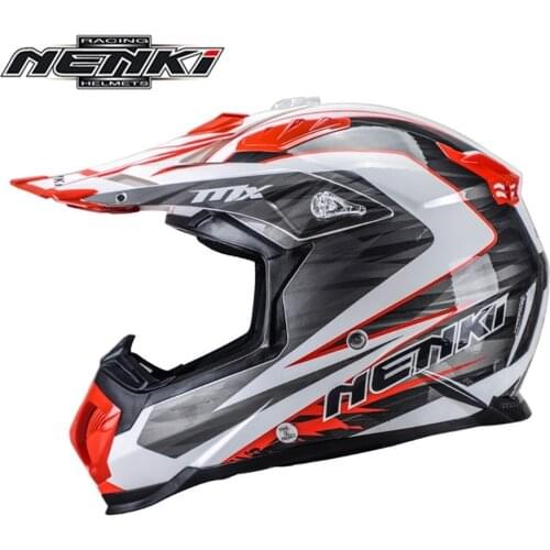 NENKI Off Road Cross-country Helmet Adult Motocross Helmet Multicolor Goggles Downhill MTB ATV Racing Cross Motorcycle Helmets