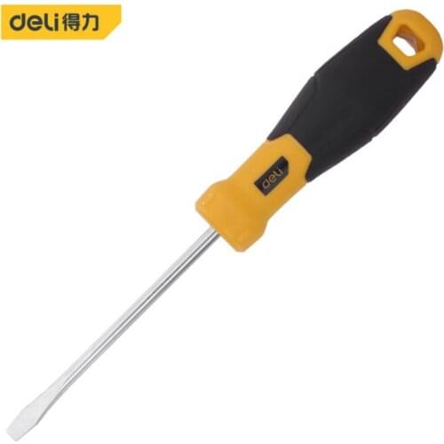 Deli Slotted Torpedo Handle Screwdriver Anti-slip and Scratch-resistant Screwdriver Kit Professional Repair Hand Tools