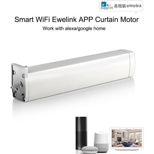 Smart Curtain Motor Intelligent Wifi For Ewelink app Smart Home Device Wireless Remote Control work with alexa/google home