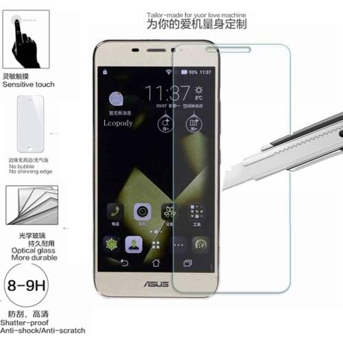 Pelicula de vidro screen protector for ASUS x005 x 005 cover tempered glass for asus asus_x005 X005 case capa glas sklo film