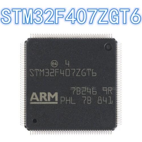 1PCS 100% new original authentic STM32F407ZGT6 QFP-144 32F407ZGT6 QFP144 32-bit microcontroller