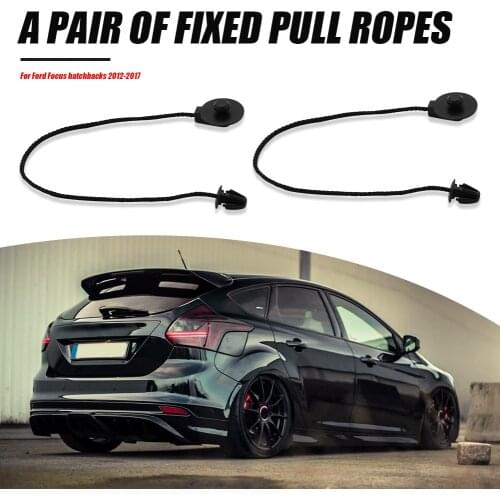2pcs 28cm Parcel Shelf Fixing Cord String Trunk Storage Package Tray Strap for Ford Focus Mk3 Hatchback 2012-2017