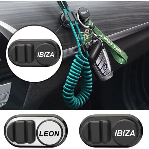 2PCS Auto Key Small Hook Interior Accessories Mask shopping bag storage hook for Seat Leon Ibiza cupra Altea Belt Racing