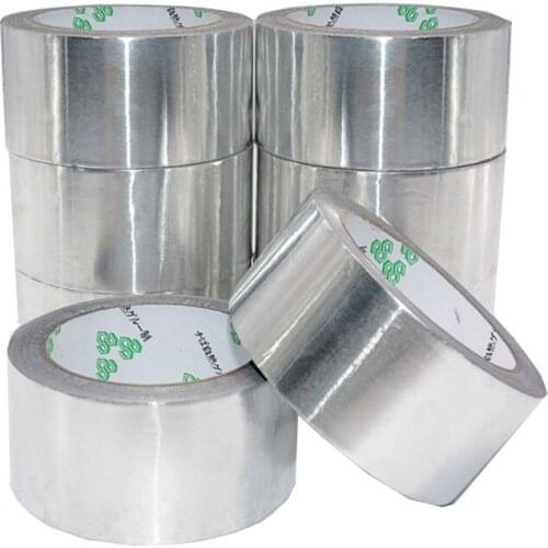 20M/Roll Aluminium Foil Adhesive Sealing Tape High Temperature Insulation Tapes For Cooker Hood Water Pipe