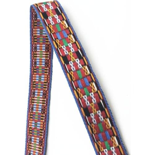 5Yards 15mm 5/8" Invitation Card Decoration Supplies Gifts Wrapping Materials Jacquard Ribbon Geometric Woven Ribbons