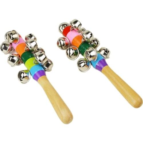 50pcs/lot Colorful Rattles Baby Toy 0-12 Months Baby Toys For Kids Funny Toy With Rattles