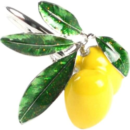 6 / PCS Lemon Napkin Ring Napkin Ring Table Decoration Silver