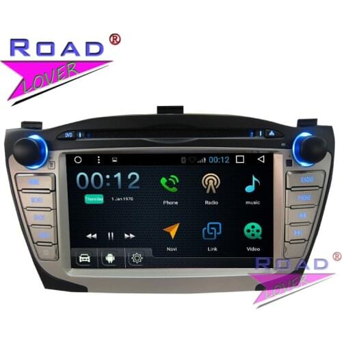 TOPNAVI Android 7.1 1G+16GB Quad Core Car Head Unit DVD Player For Hyundai IX35 Stereo GPS Navigation Magnitol Wifi MP4