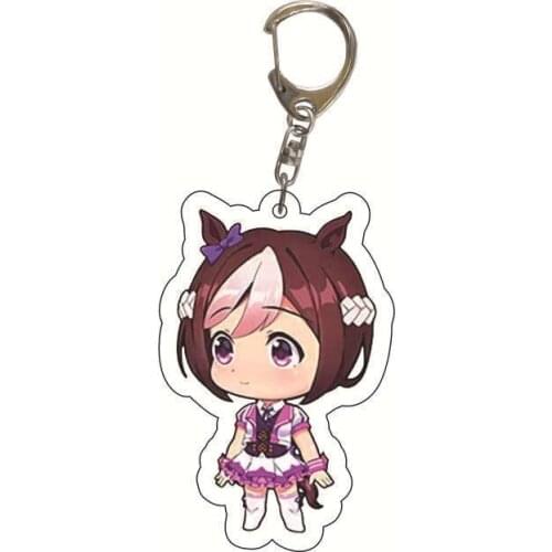 Game Uma Musume Pretty Taiki Silence Suzuka Tokai Teio Acrylic Pendant Figure Keychain Keyring Collection Model Toy Gifts