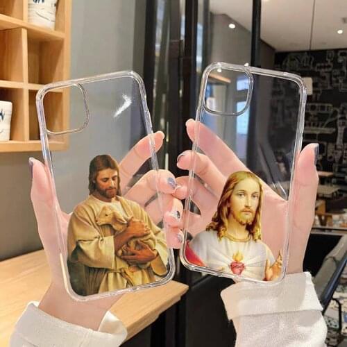 Faith Christian Religious Jesus Phone Case For iphone 13 12 11 8 7 plus mini x xs xr pro max Transparent soft