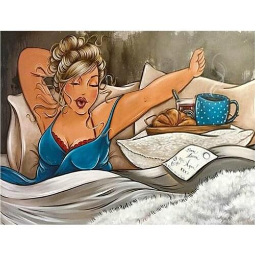 CraftArtGo 5D DIY Diamond Embroidery beauty Full Square Round Rhinestone Mosaic Painting Cross Stitch Flowers Diamond Kit