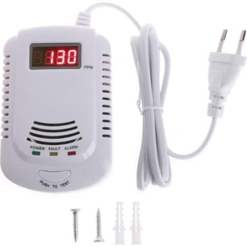 Coalgas Natural Gas Methane Propane Leak Detector Tester Measurer Home Security EU Plug HOmeful