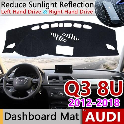 For Audi Q3 8U 2012~2018 Anti-Slip Mat Dashboard Cover Pad Sunshade Dashmat Carpet Car Accessories S-line RS Q3 2013 2015 2016