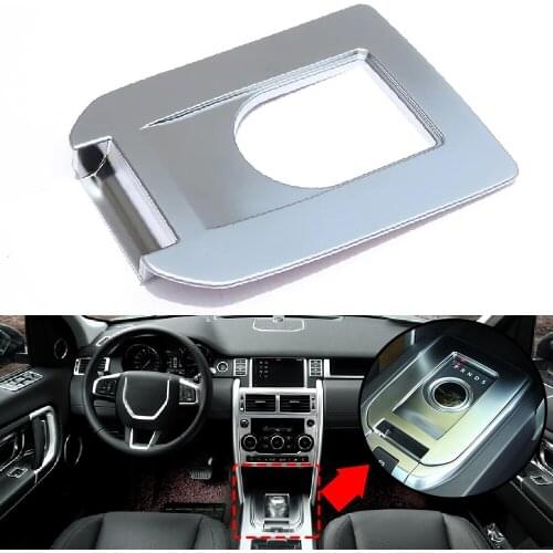 JEAZEA Car Central Console Gear Shift Panel Cover Trim Center Frame Sticker Fit For Land Rover Discovery Sport 2015-2018 2019