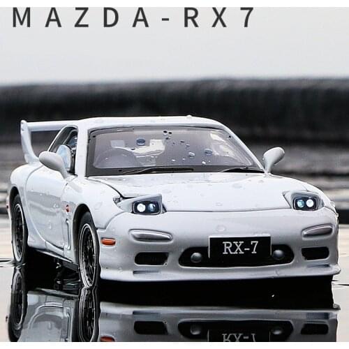 1:32 Mazda RX7 Classic Car Sports Alloy Car Model Diecasts Metal Toy Vehicles Car High Simulation Model Car Toys For Kids Gift