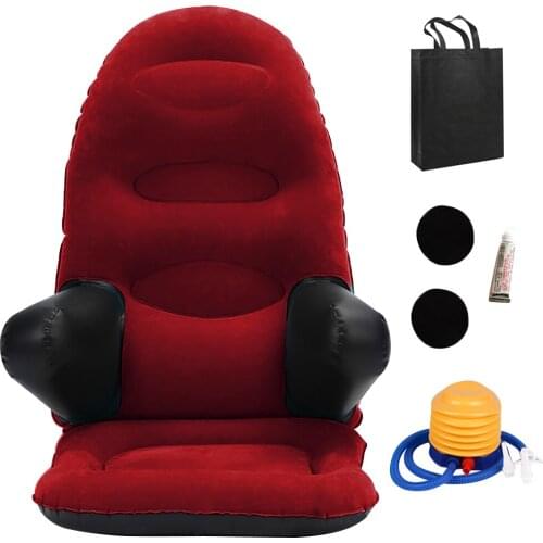 New Camping Inflatable Chair Outdoor Lazy Bag Ultralight Beach Camping Travel Chair Air Bed Lounger Chair Sleep Camp Seat Chair