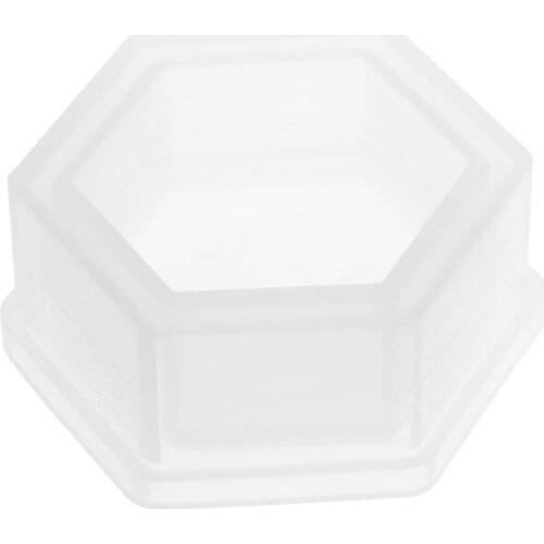 Hexagon Flower Pot DIY Silicone Molds Garden Planter Cement Concrete Vase Soap Moulds Tools