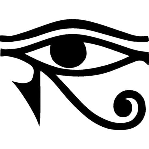 13cm x 10cm for EYE OF RA HORUS Egyptian God Vinyl Decal Sticker Window Wall Bumper Pagan Symbol Car Stickers
