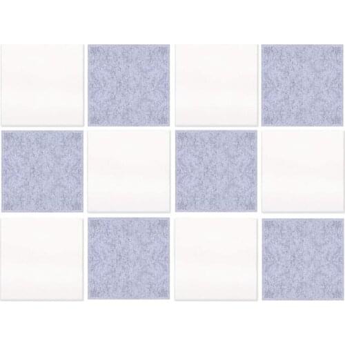 New 12Pcs Acoustic Absorption Panel 12X12X0.4 Inch soundproofing Insulation Panel Beveled Edge Tile Great