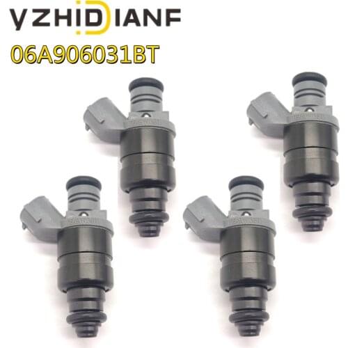 4PCS/Lot 06A906031BT 06A 906 031 BT Fuel Injector Nozzle For VW- Volkswagen Caddy Touran Golf 5 Passat 3C Auto Part