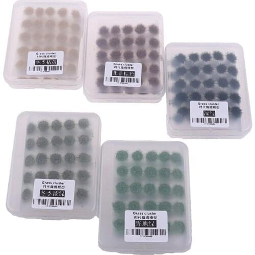 50pcs/lot DIY Simulation Model Scene Terrain Production Flower Cluster Wild Rose Flower Miniature Landscape Material