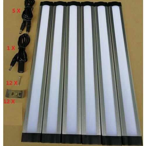 6pcsx30cm SMD3528 DC12V 42Leds Super bright CRI >95+Ra Under Cabinet light Kitchen Light 3000K/4000K/6000K