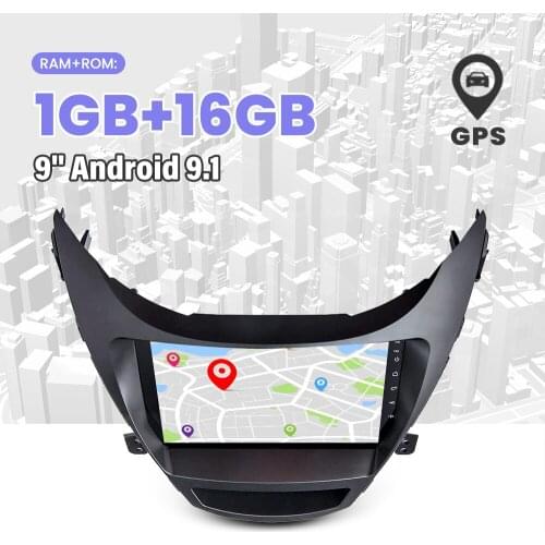 Android 9.1 Car Radio Touch Screen GPS Navigation for Hyundai Elantra 2011-2013