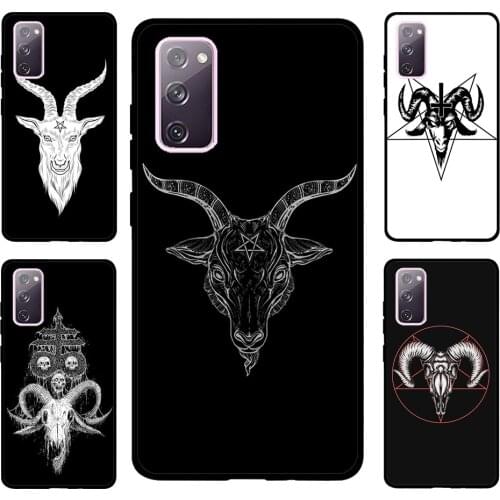 Goat Head Satan For Samsung S20 FE S8 S9 S10 Plus Case For Galaxy S21 Ultra Note 20 Note 10 Plus Funda