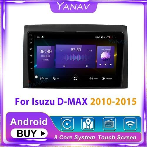 Android 10 GPS Navigation Head Unit For Lsuzu D-MAX 2010-2015 Car Radio DVD Stereo Touch Screen 360 Camera Auto Multimedia 128GB