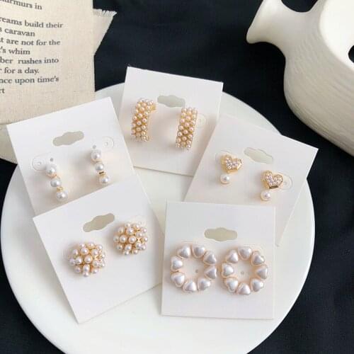 GorGor Clip Earrings Women Originality Statement Minimalist Pearl Exquisite Temperament Engagement Trendy Jewelry EZ-808