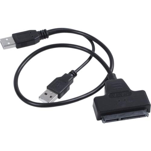 USB2.0 To SATA Adapter Cable 48cm For 2.5 inch External SSD HDD