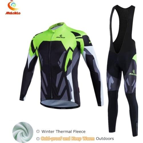 Maillot Winter Cycling Suit Clothing Sheep Thermal Fleece Cycling Jersey Set Bike Clothing Rock Racing Ropa Ciclismo Invierno